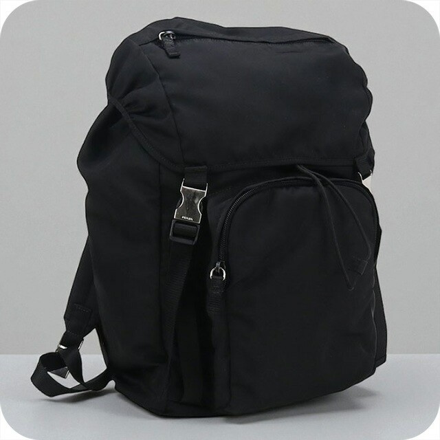 Used PRADA Rucksack Women s Brand PRADA Re Nylon Backpack Black Bag from japan