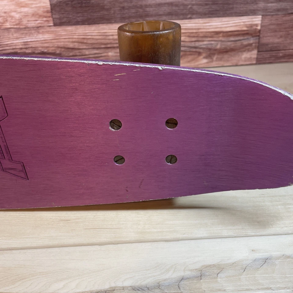 Tabla de skate vintage años 70 BANZAI aluminio púrpura Foto 4 de 4