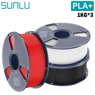 SUNLU 3KG PLA Plus 3D Drucker Filament PLA+ 1.75mm 1KG/Roll +/-0.02mm No Knots