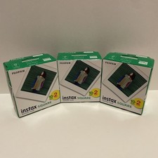 Fujifilm Instax Square Instant Film   20 Exposures EXPIRED 11/2024 Lot Of 3 60 