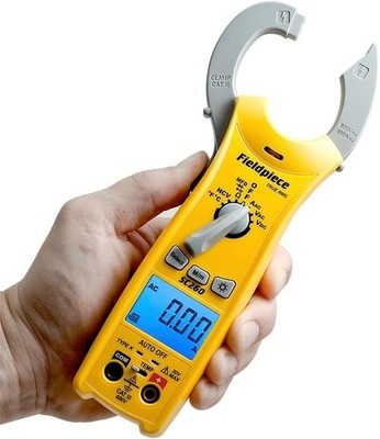 Compact HVACR Clamp Multimeter SC260   True RMS Clamp Meter with Temperature