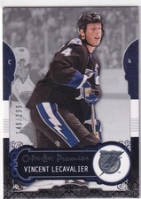 08/09 OPC PREMIER VINCENT LECAVALIER BASE CARD SP /299 #2