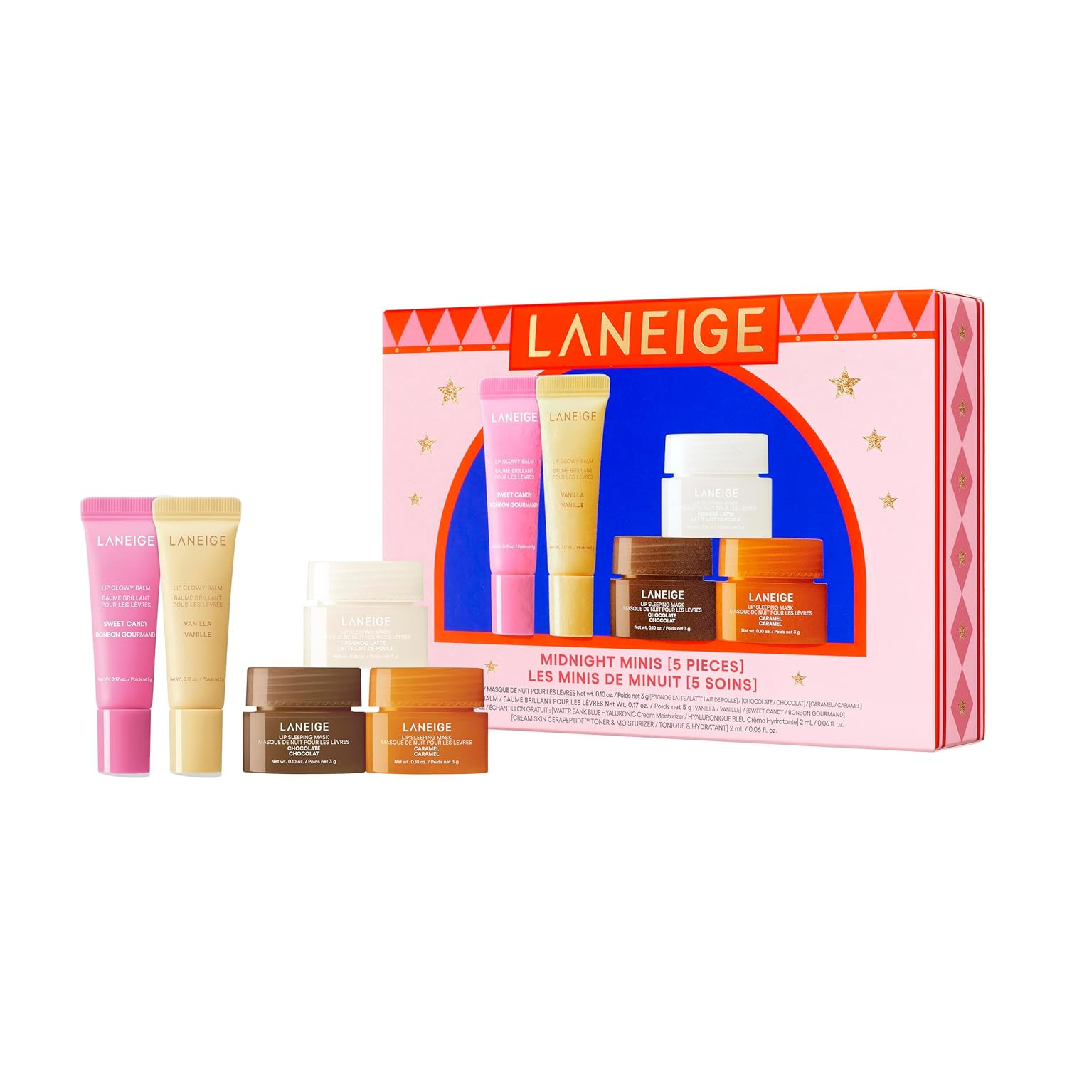 & Lip Care Holiday Gift Sets &ndash; Lip Mask, Water Bank, Lip Glowy Balm &ndash; B