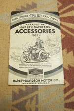 1933 CATALOG OF HARLEY-DAVIDSON HOG ACCESSORIES 31 PAGE