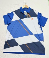 Image of adidas  Golf Polo Ultimate 365 -UPF 50 Color Block  Shirt Mens XL FR1151   NWT