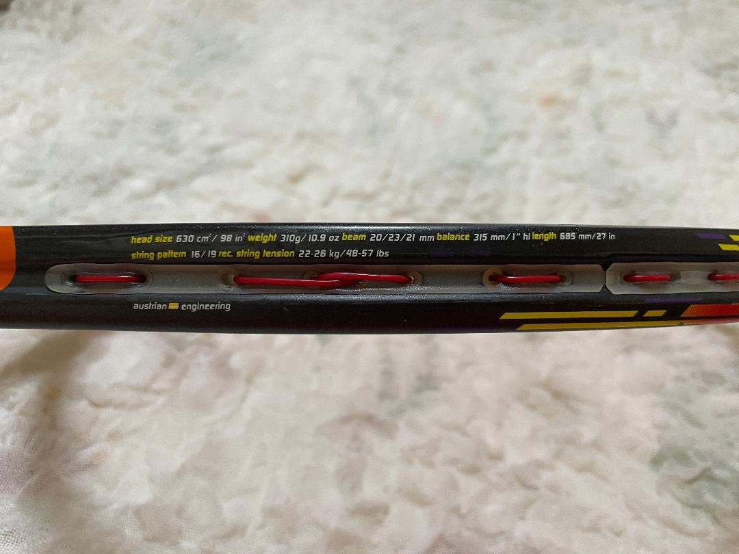値下げ中】HEAD RADICAL PRO 310g グリップG2 カバー付