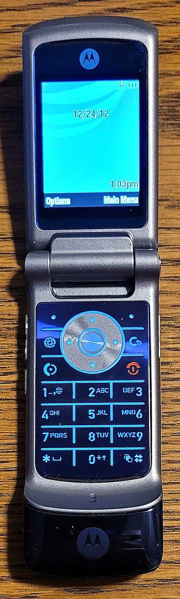 Motorola KRZR K1 - Blue and Silver ( AT&T / Unlocked ) Very Rare