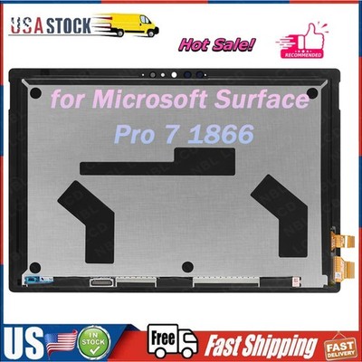 For Microsoft Surface Pro 7 1866 LCD Display Touch Screen Replacement 12.3''