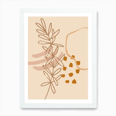 Illustration Of A Plant 1 Art Print Framed Wall Art Poster Canvas Print Picture