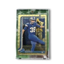 Marketplace image: 2025 Topps Chrome NFL Detroit Lions Jake Bates Superfractor 1/1 #105 Rare Gold