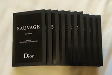 NEW DIOR SAUVAGE EAU FORTE PARFUM SPRAY SAMPLE SIZES .03 FL OZ 1 ML x 10