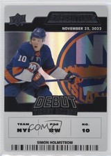 2022 Upper Deck Credentials Debut Ticket Access /799 Tier 2 Simon Holmstrom n1u