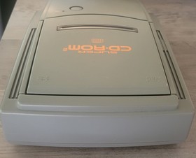 NEC PC Engine Super CD-ROM2 (Japan Import) PI-CD1 W/Connect Cable *NOT WORKING*