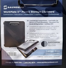 Saunders WorkMate Storage Clipboard 1/2" Capacity Holds 8 1/2w x 12h