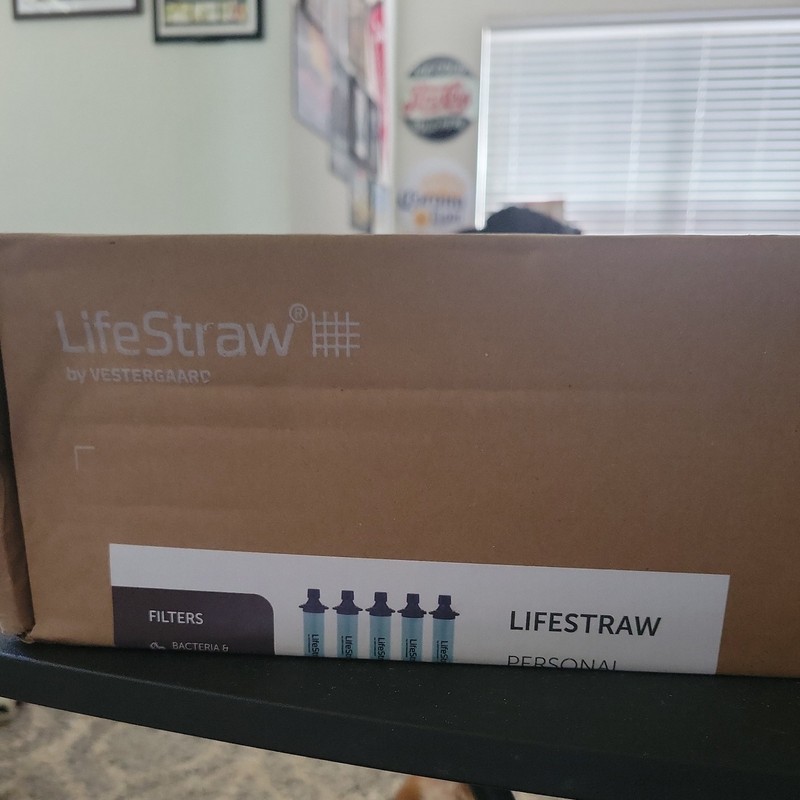 Lifestraw Personal Water Filter for Hiking, Camping, Travel, and Emergency Prepa