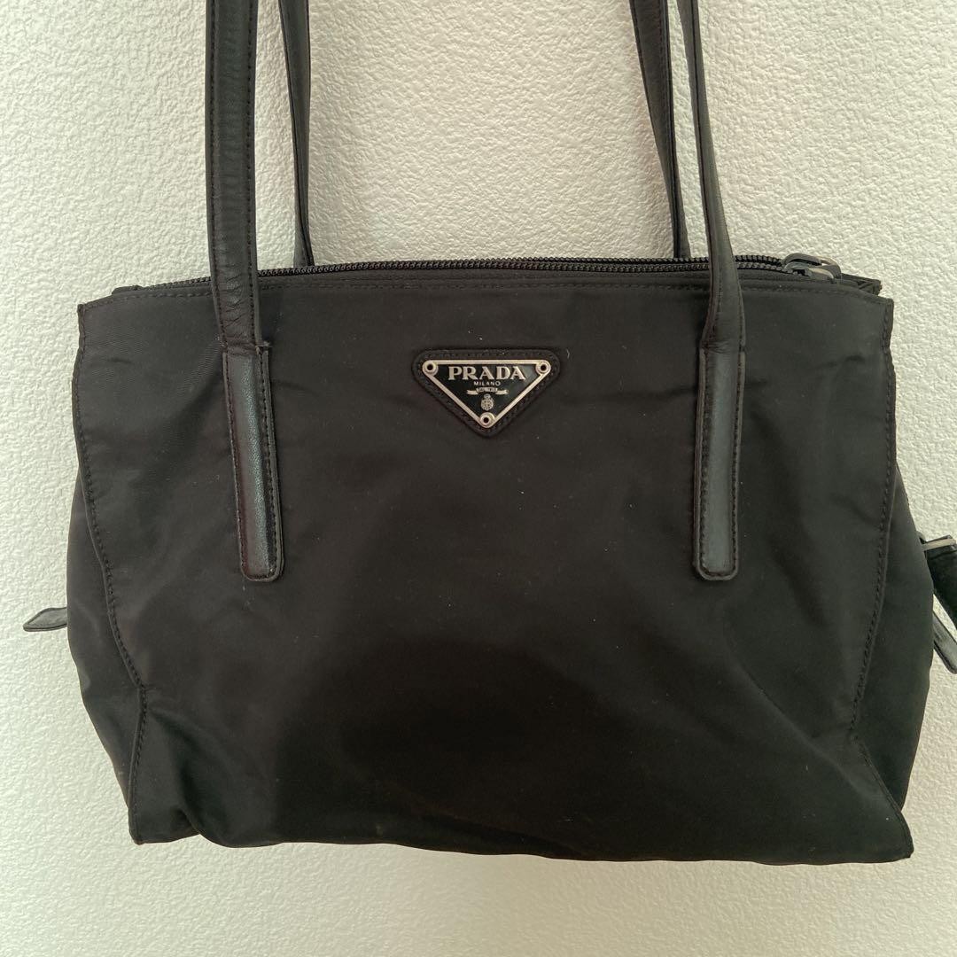 Prada Black Shoulder Bag 38 Japanese Import