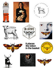 Silence Of The Lambs Horror Stickers