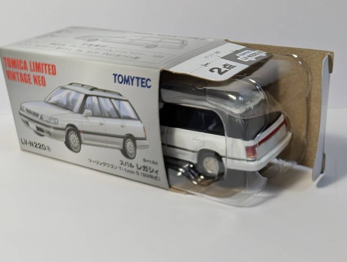 Tomica LV-N220a Subaru Legacy Touring Wagon Ti Type S (White) – 1/64 Scale - Picture 6 of 7