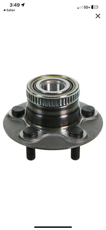 Conjunto de cojinete y buje de rueda trasera MOOG 512167 para Chrysler Pt Cruiser 03-10 Foto 2 de 2