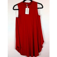 Mock neck tunic NWT Axules Sz M Bust 38" Center back len 33"Shaped hemRayon/Span