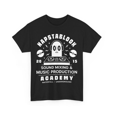 Napstablook Sound Mixing Emblem Unisex T-Shirt. Undertale Video Game. Papyrus.
