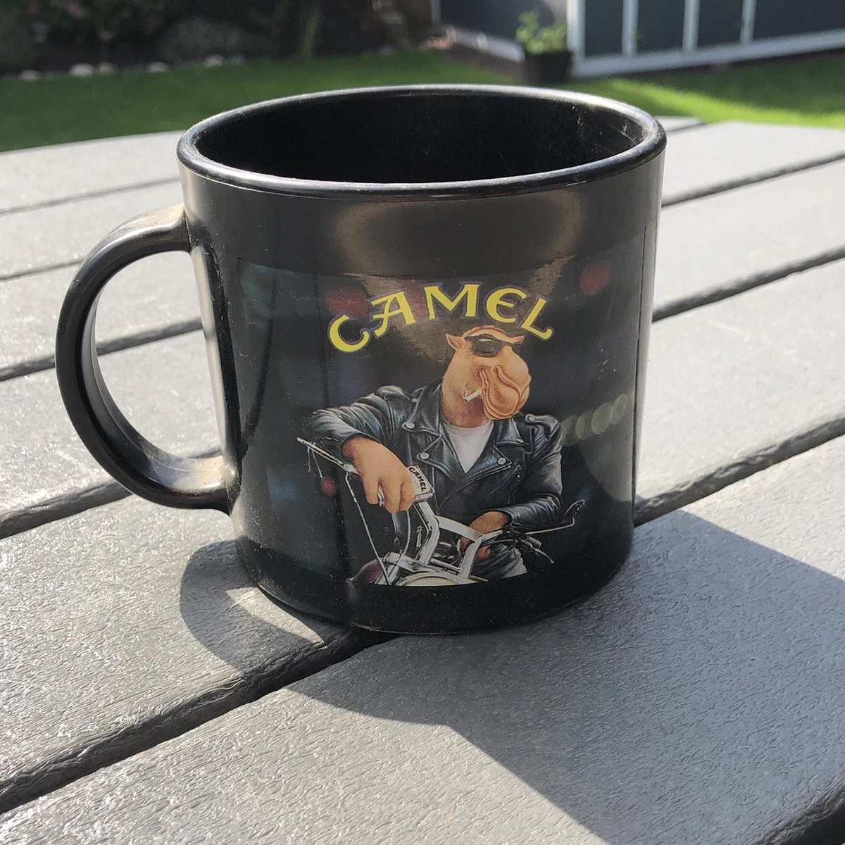 camel cigarettes coffee mug Nice Thick Heavy Cigarette Advertising 3 5/8" mugs and can koozies