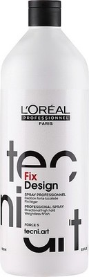 Tecni Art Fix DesigN Spray FixatioN Fixing Force 5 Laca Sin Gas 1000ML LoreaL