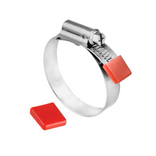 W2 ASFA-S Mikalor + SAFETY CAPS | Hose Clip Clamp | Worm Drive | Stainless Steel