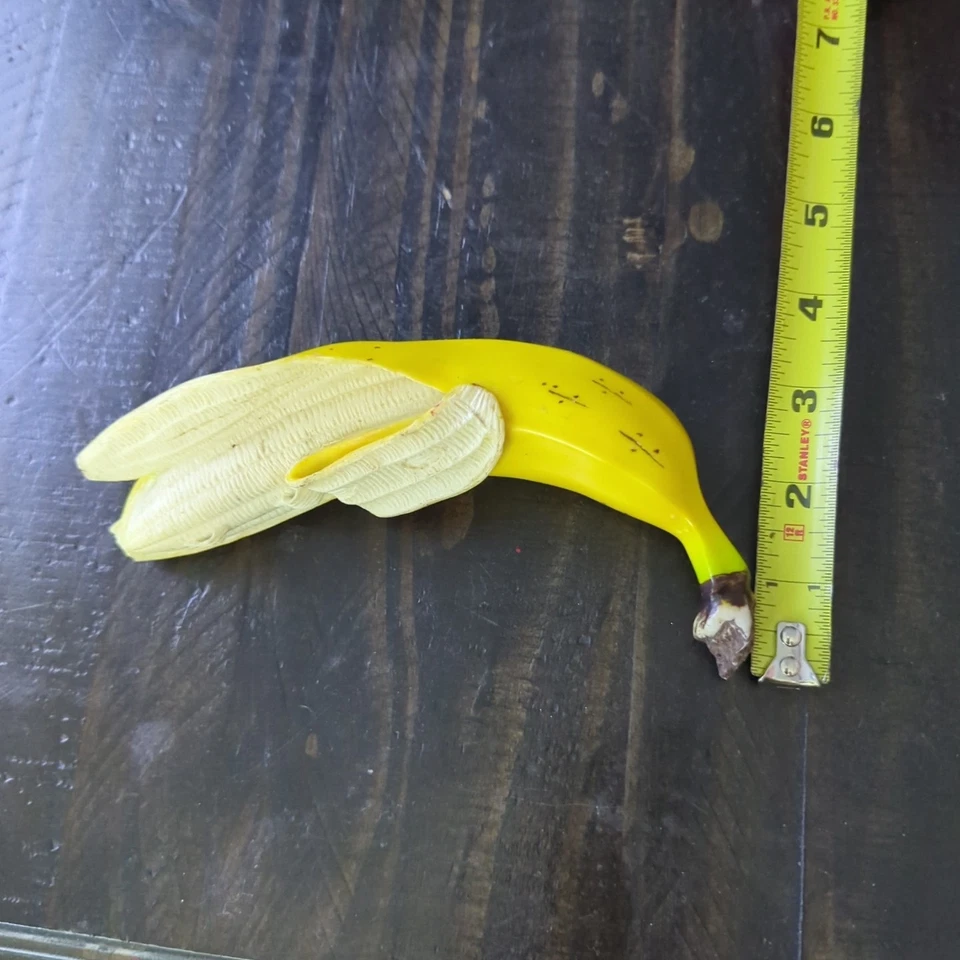 Expositor de cerámica vintage plátano falso 6,5 pulgadas Foto 3 de 4