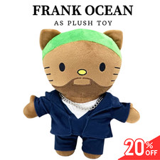Hello Kitty As FRANK OCEAN Plush Doll Soft Stuffed Figure Plush Toy Gift 24 cm