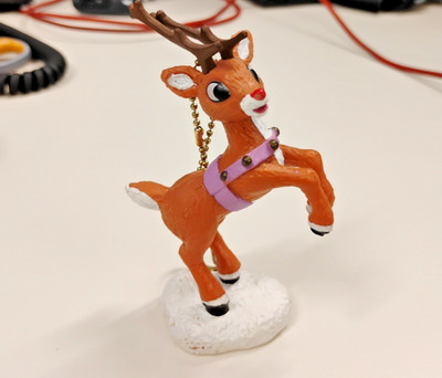 Rudolph the Red Nosed Reindeer -Rudolph Holiday Clip On Ornament