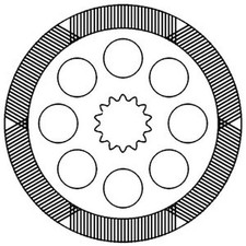 3386897m92 Brake Disc Fits Massey Ferguson 2640 3125 3140 3505 3545 3630 3645