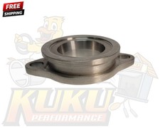 Obx 38mm 2-bolt To 44mm V-band Wastegate Adapter Flange Steel Ssf12438