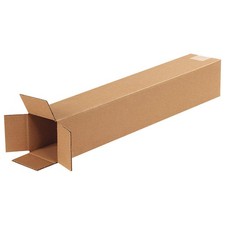 GRAINGER APPROVED 11R269 PK 25 Shipping Box,4x4x24 in 11R269