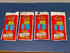 Grinch Christmas BLUE Socks 2025 McDonald's Adult Happy Meal
