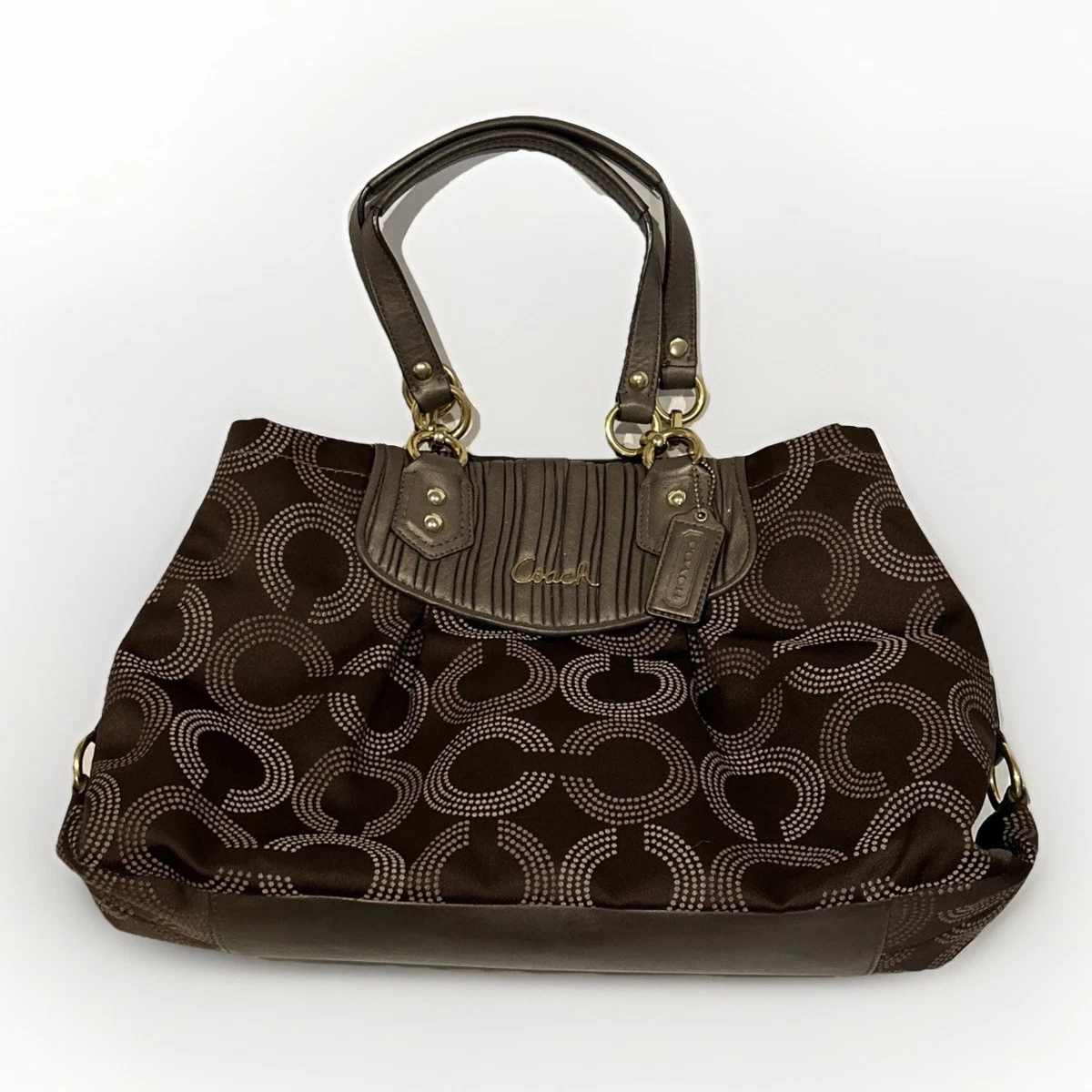 Coach Ashley Satchel/Top Handle Bag Brown Bags & Handbags for