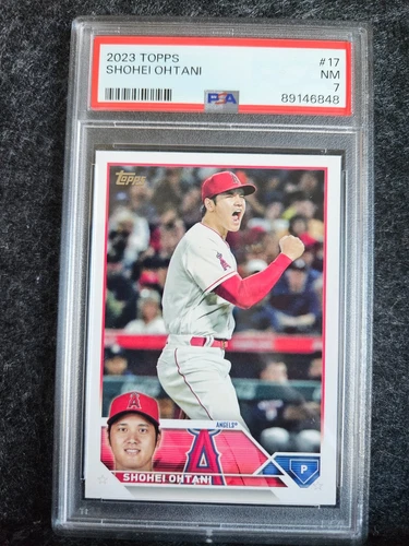 2023 Topps #17 Shohei Ohtani PSA 7 Los Angeles Angels