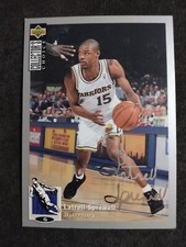 1994-95 Collector's Choice Latrell Sprewell #15 Silver Signature Warriors Card