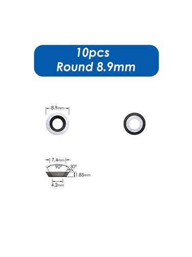 10pcs Carbide Insert Cutters Turning Tools Diamond Replacement Milling Knives - Picture 24 of 25