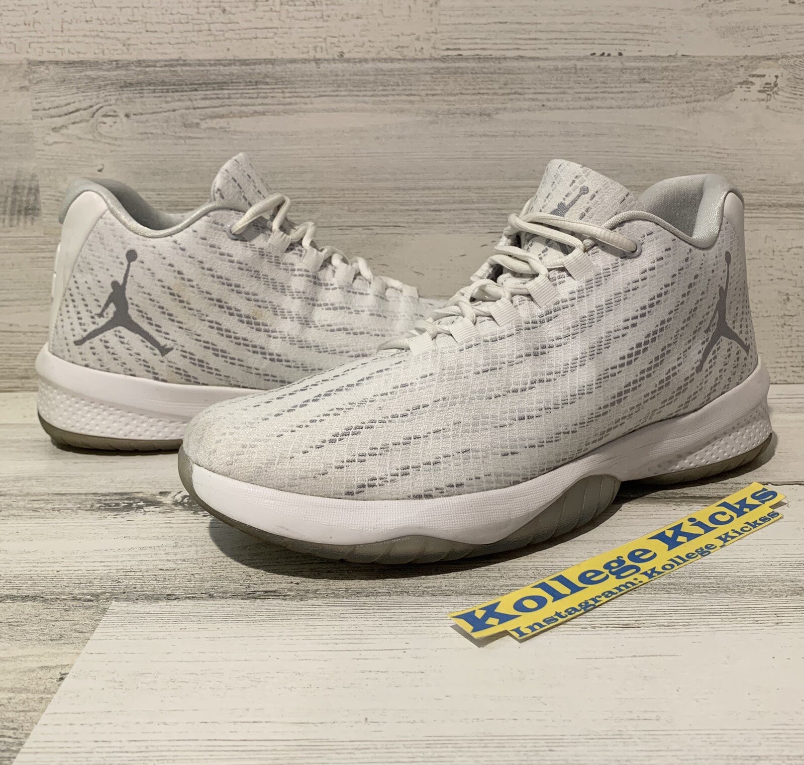 jordan b fly white