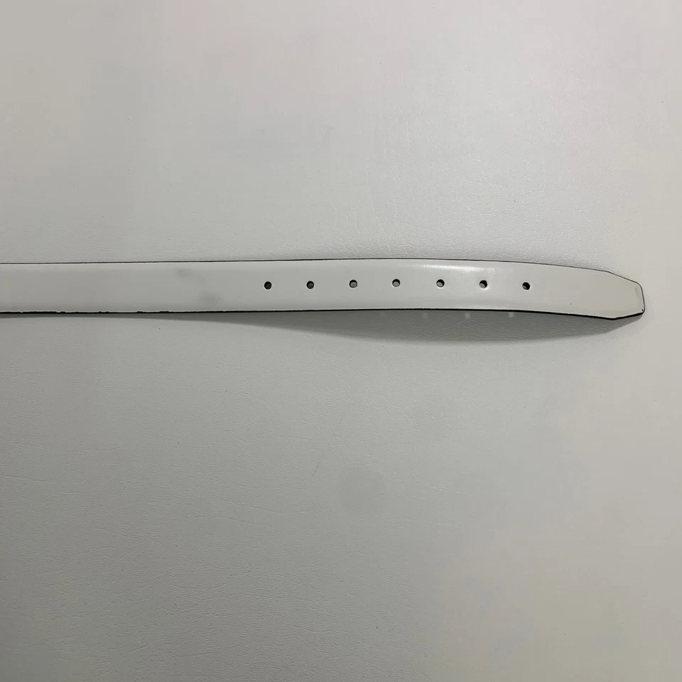 Cinturón de vestir reversible Alfani 42 para hombre blanco y negro talla 42 MANCHA Foto 3 de 4