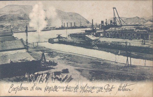 China, Lüshunkou (Port Arthur), Cruiser Yama Vintage Print