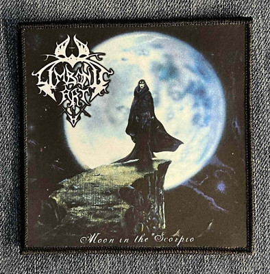 Limbonic Art Moon in the Scorpio Sublimated Printed Patch Metal