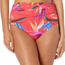 NWT- Profile by Gottex 'Paradise' Printed High-Waist Bikini Bottom - Size 6