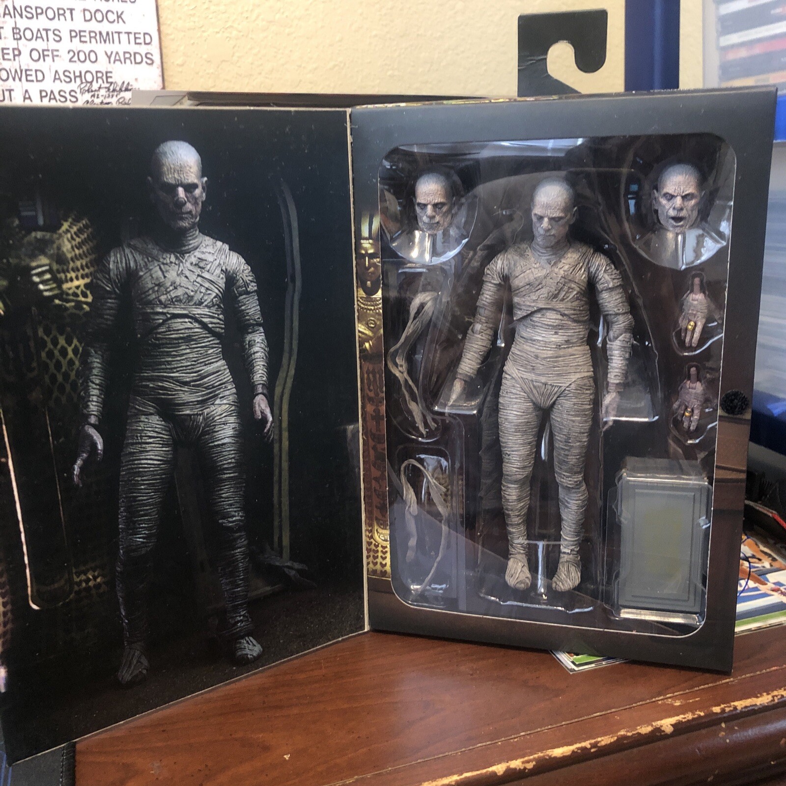 NECA Universal Monsters The Mummy Action Figure New In Box Karloff ...