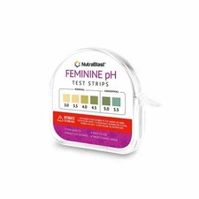 NutraBlast Feminine pH Test Strips 3.0-5.5 (100 Tests) Monitor Intimate Health