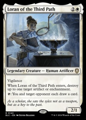 Loran of the Third Path 0143 Rare Non Foil Bloomburrow Commander MTG NM
