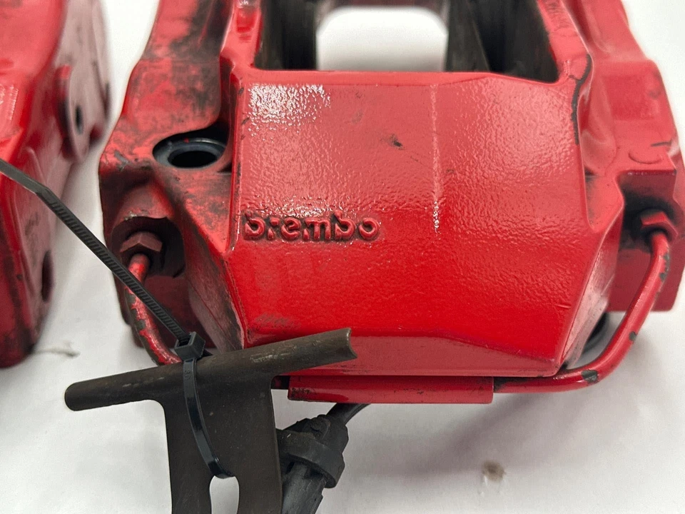 Pinzas Brembo rojas 4 pistones OEM 59399 2002-2012 PORSCHE 911 997 Foto 3 de 4