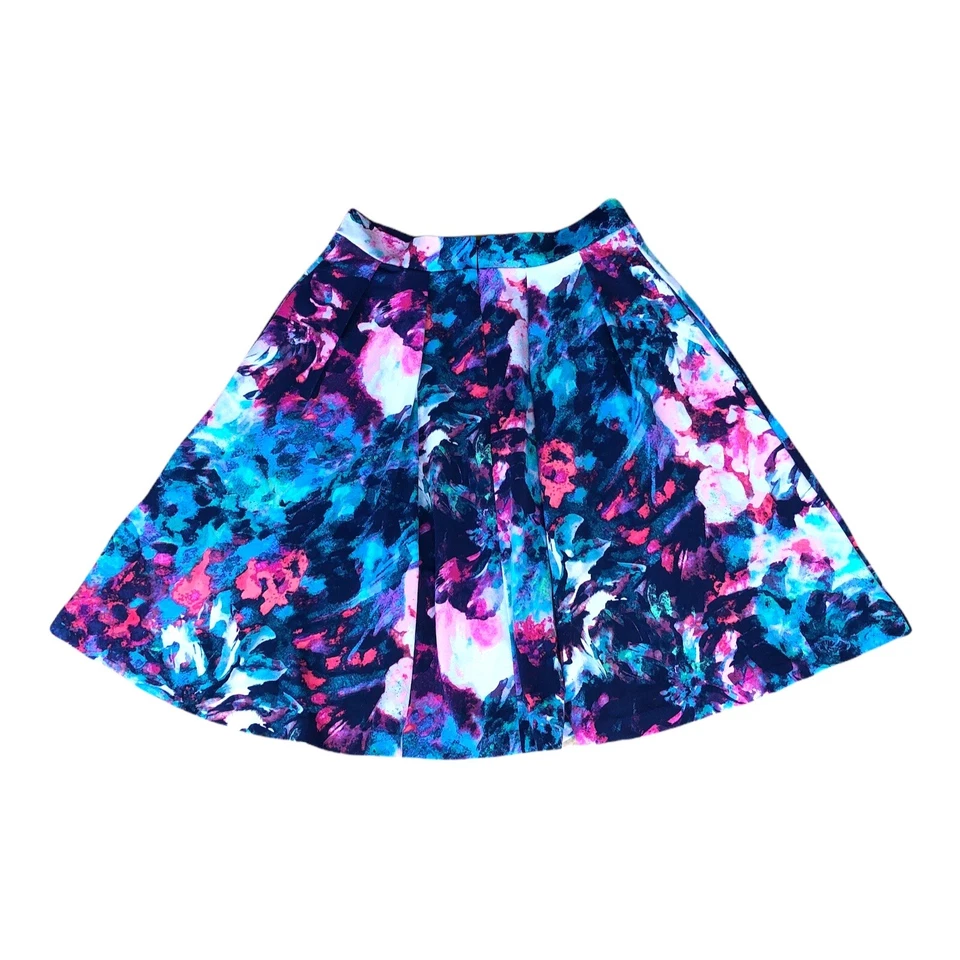 Minifalda Para Mujer Cynthia Rowley Grande Multicolor Bolsillos Redondos Talla XS Foto 2 de 4
