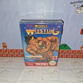 TECMO WORLD WRESTLING NINTENDO NES PAL A VERSIONE ITALIANA MATTEL CIB